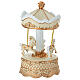 Carousel music box with horses, 8.5 in s2