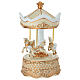 Carousel music box with horses 21 cm s1