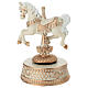 Carousel horse music box 16 cm s1