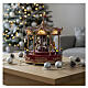 Weihnachtliches Karussell mit Musik, LED-Beleuchtung und Bewegung – ca. 25 × 25 cm s2