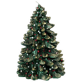 Bougie de Noël en forme de sapin 15x20 cm