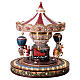 Carillon giostra animata led e musica 30x35x40 cm s1