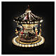 Carillon giostra animata led e musica 30x35x40 cm s2