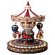 Carillon giostra animata led e musica 30x35x40 cm s1