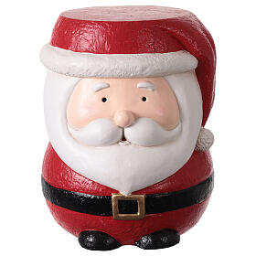 Sgabello Babbo Natale 40x35x45 cm resina