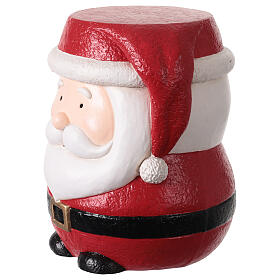 Sgabello Babbo Natale 40x35x45 cm resina