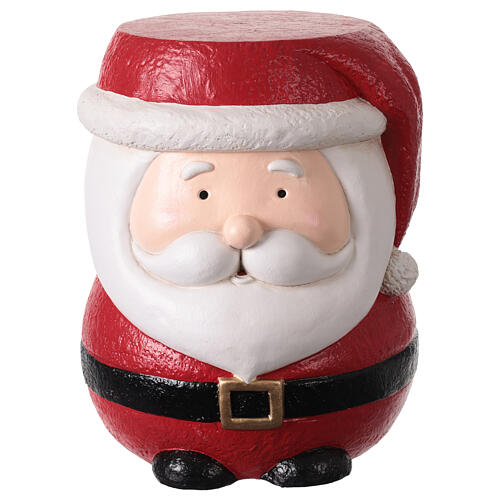 Sgabello Babbo Natale 40x35x45 cm resina 1