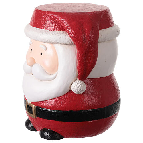 Banquinho Pai Natal 40x35x45 cm resina 2