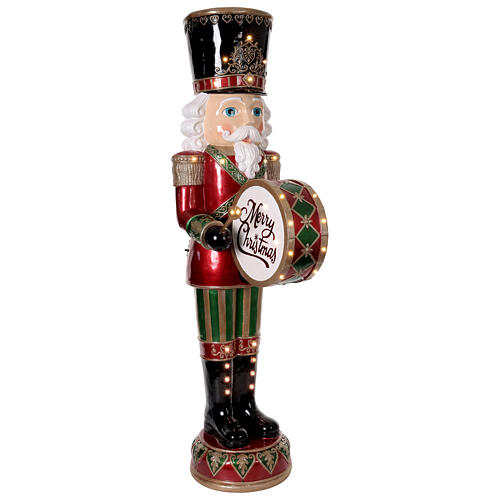 Nussknacker mit Trommel, animiert – 183,5 Höhe, Fiberglas 9