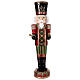 Animated nutcracker with drum, 72 in, fibreglass s13