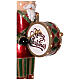 Nutcracker with animated drum 180 cm fiberglass s8