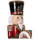 Nutcracker with animated drum 180 cm fiberglass s10