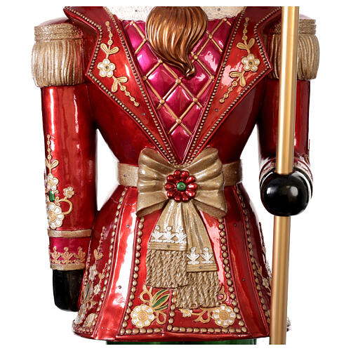 Nutcracker with LED lights pole, 95 in, fibreglass 10