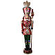 Nutcracker with LED lights pole, 95 in, fibreglass s1