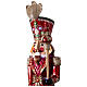 Nutcracker with LED lights pole, 95 in, fibreglass s9
