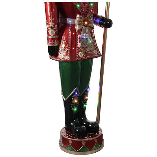 Cascanueces con asta luces LED 275 cm fibra de vidrio 11