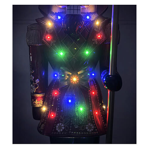Cascanueces con asta luces LED 275 cm fibra de vidrio 13