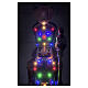Cascanueces con asta luces LED 275 cm fibra de vidrio s8
