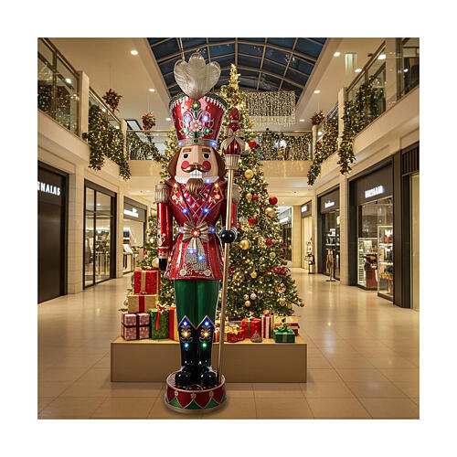 Nutcracker with LED light rod 270 cm fiberglass 5