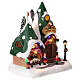 Pub de los gnomos animado con luces LED 25x20x25 cm s4