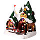 Pub de los gnomos animado con luces LED 25x20x25 cm s4