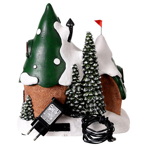 Animated LED Gnome Pub, 25x20x25 cm 6