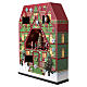 Calendario dell'avvento laboratorio di Babbo Natale animato 40x10x50 cm s5