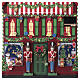 Animated Santa Claus' toy shop, Advent calendar, 16x6x22 in s4