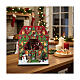 Calendario de Adviento tienda de juguetes Papá Noel animado 40x15x55 cm s2