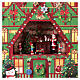 Calendario de Adviento tienda de juguetes Papá Noel animado 40x15x55 cm s4