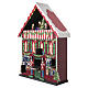 Calendario de Adviento tienda de juguetes Papá Noel animado 40x15x55 cm s5