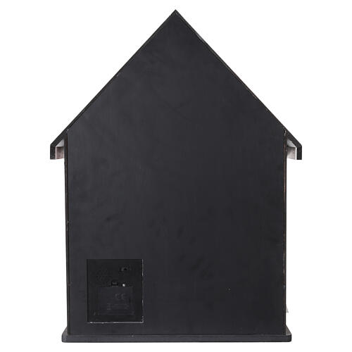 Calendario dell'avvento negozio di giocattoli Babbo Natale animato 40x15x55 cm 7