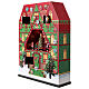 Calendario dell'avvento negozio di giocattoli Babbo Natale animato 40x15x55 cm s5