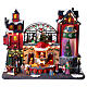 Casa di Babbo Natale animata 50x30x40 cm s1
