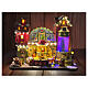 Casa di Babbo Natale animata 50x30x40 cm s2