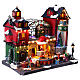 Casa di Babbo Natale animata 50x30x40 cm s5
