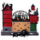 Casa di Babbo Natale animata 50x30x40 cm s6