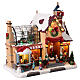 Negozio Babbo Natale animato 45x25x40 cm s6