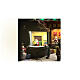Negozio Babbo Natale animato 45x25x40 cm s7