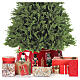 Base pour sapin casse-noisette métal rouge 65x25 cm s2