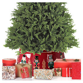 Base per albero schiaccianoci metallo rosso 65x25 cm