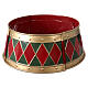 Gold, Green, and Red Metal Christmas Tree Stand, 65x25 cm s1