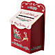 North Pole mailbox with Santa Claus and sleigh, 10x6x14 in s8