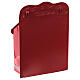 Cassetta postale del Polo Nord con Babbo Natale e slitta 25x15x35 cm s6