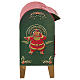 Buzón de Navidad de Papá Noel de metal 22x20x40 cm s5