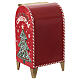 Christmas metal mailbox with candy candes, 8x6x14 in s9
