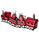 Train décoratif en métal 130x25x50 cm s8
