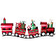 Trenino decorativo in metallo 130x25x50 cm s3