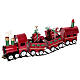 Trenino decorativo in metallo 130x25x50 cm s5