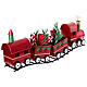 Trenino decorativo in metallo 130x25x50 cm s7